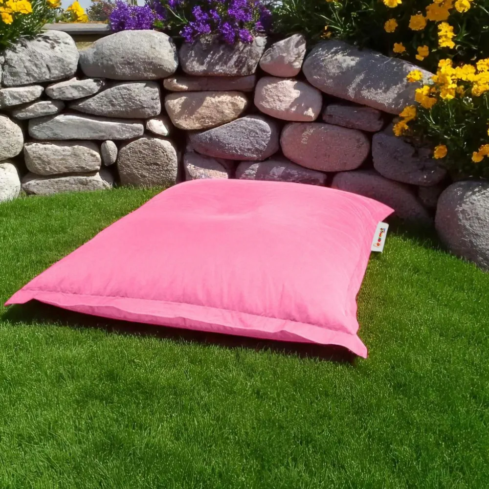 Coussins / Poufs De Jardin|ARTA Pouf coussin de sol extérieur noir - 100 cm