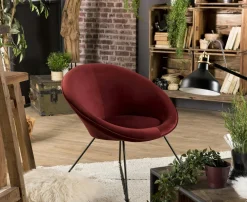 Meubles De Salon·Poufs|Chaises Bouclettes|TIM Pouf de salon blanc tissu bouclettes