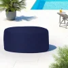 Coussins / Poufs De Jardin|ARTA Pouf extérieur imperméable bleu foncé - forme ronde