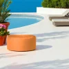 Coussins / Poufs De Jardin|ARTA Pouf extérieur imperméable orange - forme ronde