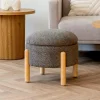 Rangements Déco·Malles|Meubles De Salon·Poufs|BRUGES Pouf marron avec rangement, pieds en bois blond