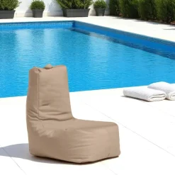 Coussins / Poufs De Jardin|ARTA Pouf poire bleu foncé avec poches latérales