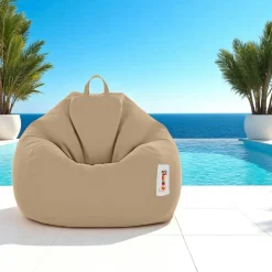 Coussins / Poufs De Jardin|ARTA Pouf poire géant extérieur bleu