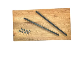 Rallonges De Tables À Manger|ETNA Rallonge bords droits pour table chêne huilé 180 cm