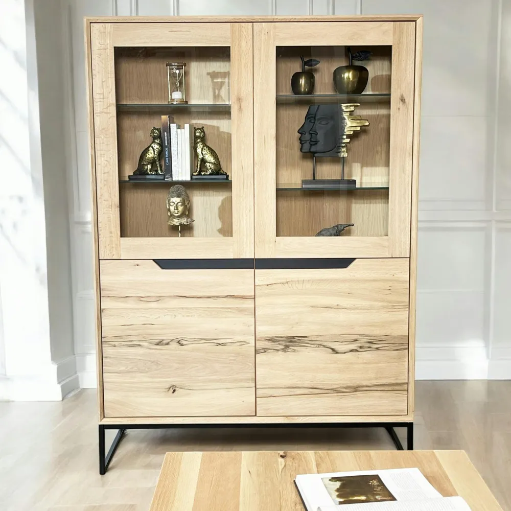 Rallonges De Tables À Manger|PALERME Rallonge pour les tables en chêne blanc bords naturels 300 cm (50 cm)