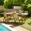 Salons De Jardin·Ensemble Repas|BAHIA Salon de jardin (1 table de jardin extensible 180x240, 4 chaises de jardin, 2 fauteuils de jardin pliants)