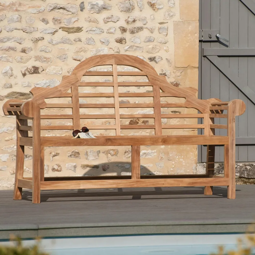Salons De Jardin·Ensemble Repas|SUMMER Salon de jardin en Teck table ovale 200/300cm 8 chaises