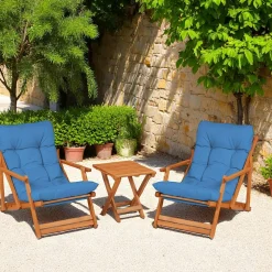 Salons De Jardin·Salons Détente|Transats / Bains De Soleil|SORA Salon jardin détente beige - 2 assises confort