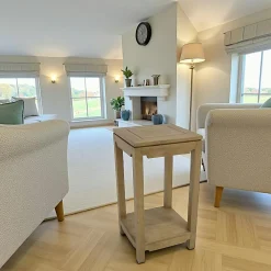 Sellettes En Métal|Maori Sellette bois d'hévéa double plateau