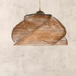 Suspensions / Lustres|OLTEN Suspension bohème forme ronde - spirale ø36 cm