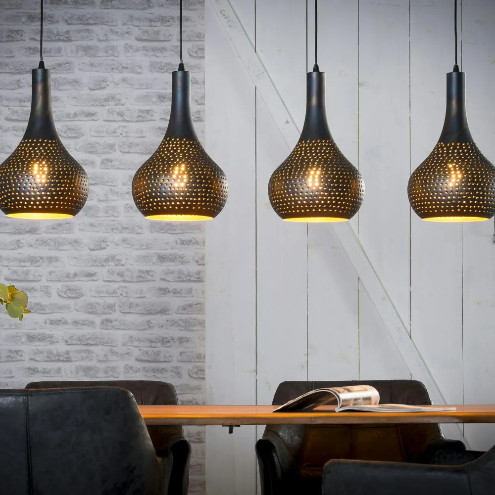 Suspensions / Lustres|Java Suspension boule 3 lampes effet mosaïque