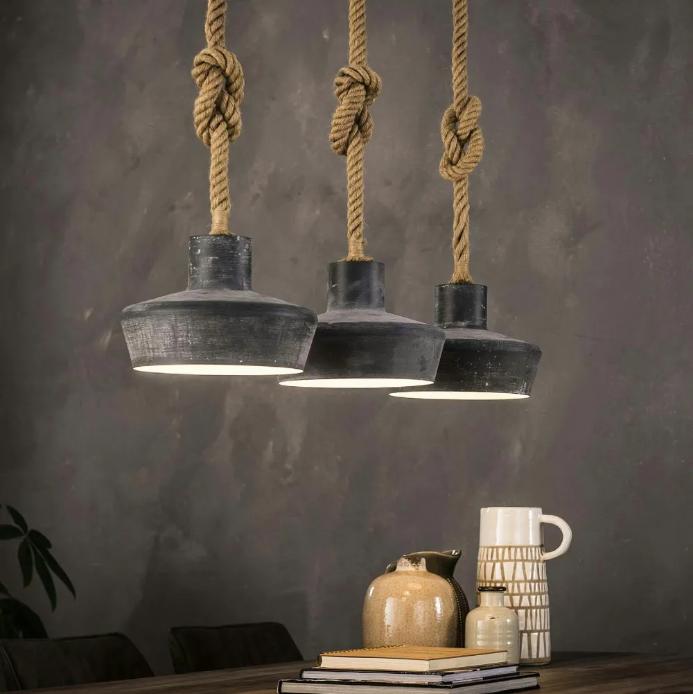 Univers Déco·Design Contemporain|Suspensions / Lustres|Niagara Suspension contemporaine 3 lampes effet glaçon finition chromée