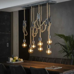 Univers Déco·Design Contemporain|Suspensions / Lustres|Niagara Suspension contemporaine 3 lampes effet glaçon finition chromée