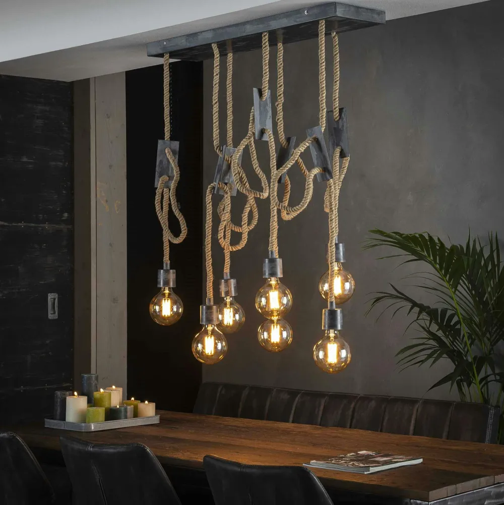 Univers Déco·Design Contemporain|Suspensions / Lustres|Niagara Suspension contemporaine 3 lampes effet glaçon finition chromée