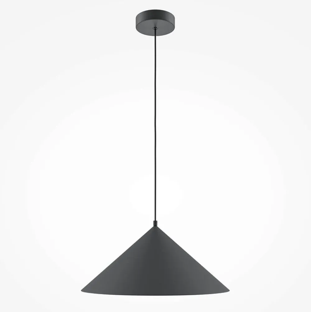 Suspensions / Lustres|FLORA Suspension de cuisine moderne - dôme noir mat