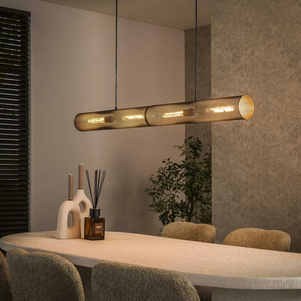 Suspensions / Lustres|Lampes À Poser·Lampe Style Industriel|RALF Suspension de table contemporaine forme tube