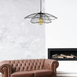 Suspensions / Lustres|SIVAS Suspension de table en verre doré, 3 globes 70 cm