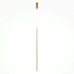 Suspensions / Lustres|SALEM Suspension design dorée – 1 barre verticale LED 415 cm