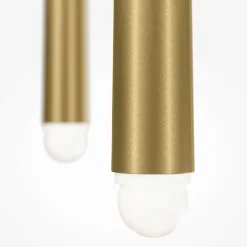 Suspensions / Lustres|AURORA Suspension design dorée LED - 3 tiges verticales