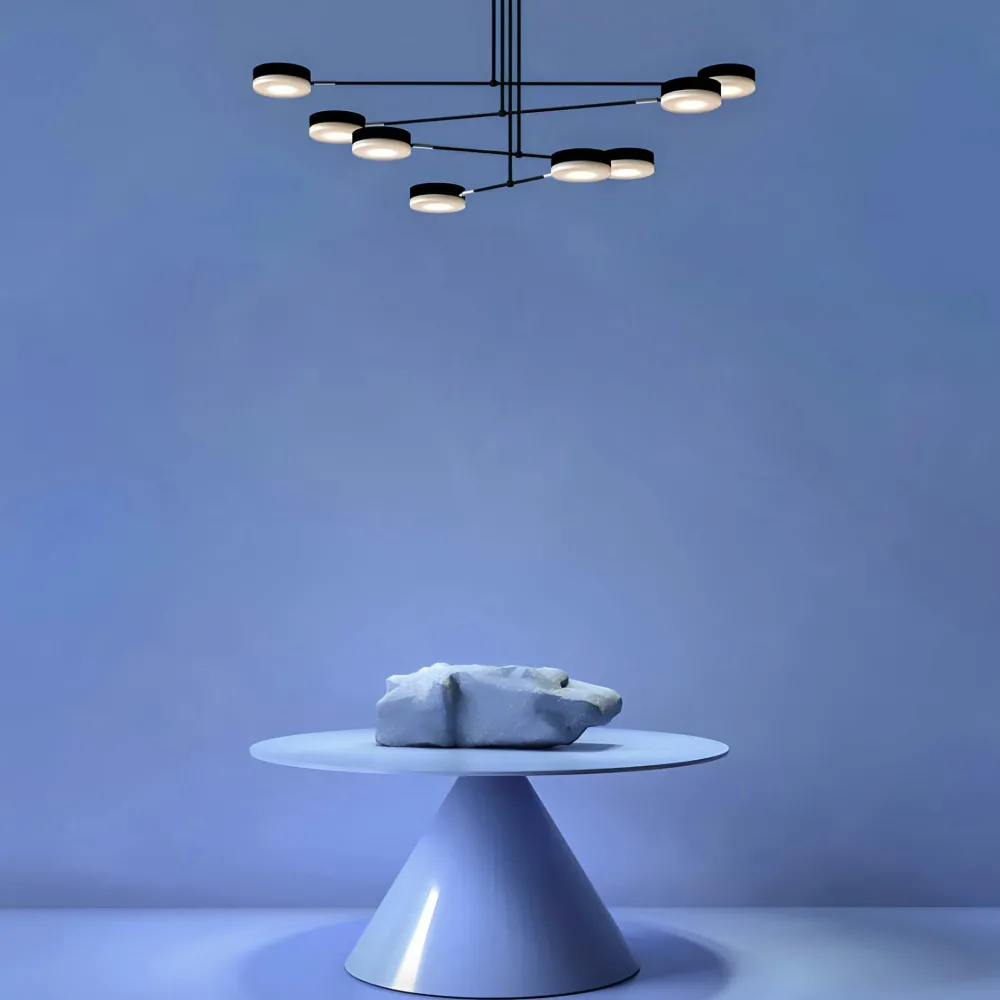 Suspensions / Lustres|OCALA Suspension design LED – 6 lampes disques orientables