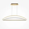 Suspensions / Lustres|AVA Suspension design LED blanc & or - forme soucoupe