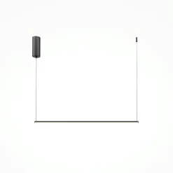 Suspensions / Lustres|SALEM Suspension design LED – barre horizontale dorée 120 cm