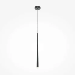 Suspensions / Lustres|AURORA Suspension design noire LED - 3 tiges verticales