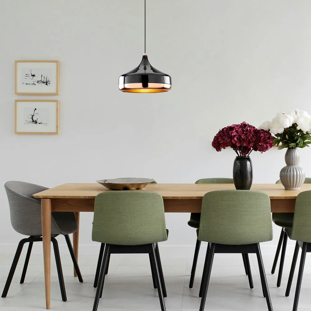 Suspensions / Lustres|Niagara Suspension en verre ambré forme cloche 48 cm