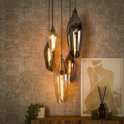 Suspensions / Lustres|Niagara Suspension en verres assortis 7 abat-jour