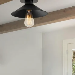 Suspensions / Lustres|CAMOGLI Suspension industrielle - cube bois