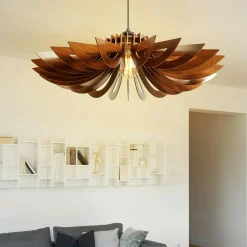 Suspensions / Lustres|RALF Suspension industrielle forme cône filaire noir