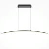 Suspensions / Lustres|AVA Suspension LED design - arc noir style minimaliste