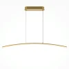 Suspensions / Lustres|AVA Suspension LED design - arc doré style minimaliste