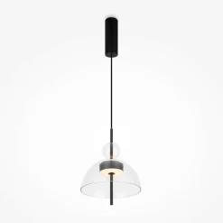 Suspensions / Lustres|NORA Suspension LED moderne - verre fumé silhouette ronde