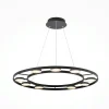Suspensions / Lustres|OCALA Suspension moderne chandelier – 9 disques noirs