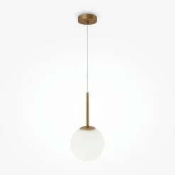 Suspensions / Lustres|DELTONA Suspension moderne noir & blanc – 5 globes en grappe