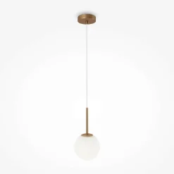 Suspensions / Lustres|DELTONA Suspension moderne noir & blanc – 5 globes en grappe