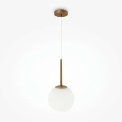 Suspensions / Lustres|DELTONA Suspension moderne noir & blanc – 5 globes en grappe