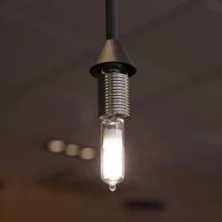 Suspensions / Lustres|NOVA Suspension verre & métal – globes bruns + tubes bronze