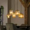 Suspensions / Lustres|NOVA Suspension vintage multiple 5 lampes