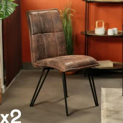 Univers Déco·Maison De Campagne|Tables À Manger Rectangulaires|DENVER Table à manger bois recyclé style campagne 140 cm