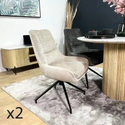 Tables À Manger En Bois|Tables À Manger Extensibles|HOUSTON Table à manger extensible moderne 185-235 cm