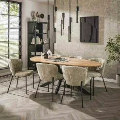 Tables À Manger Rectangulaires|Tables À Manger En Bois|Melbourne Table à manger extensible à bords ronds en bois d'acacia 175-275 cm