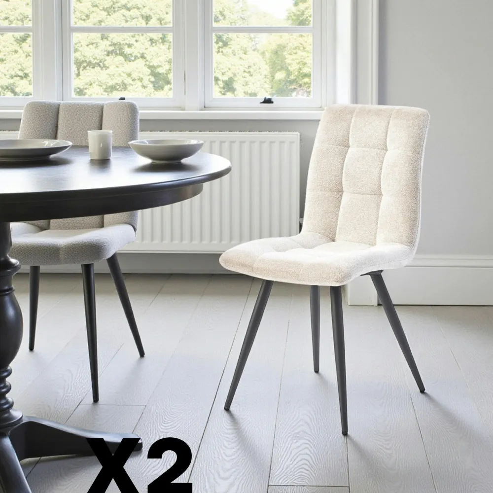 Tables À Manger En Bois|Tables Pied Central|CREEK Table à manger moderne en bois de manguier avec pied central 215 cm