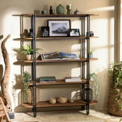 Tables À Manger Rectangulaires|Tables À Manger En Chêne|OKA Table à manger moderne piètement oblique chêne massif 240 cm