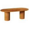 Tables À Manger En Chêne|Tables À Manger En Bois|IENA Table à manger ovale pieds design 220 cm