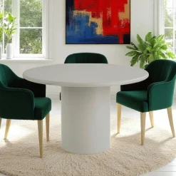 Tables À Manger En Bois|ALBERTA Table à manger ovale sable 220 cm - design minimaliste, pieds obliques