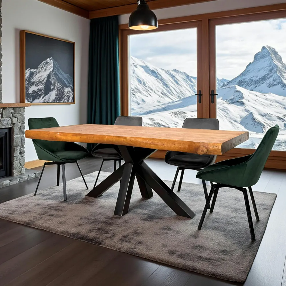 Tables À Manger Rectangulaires|Tables À Manger En Bois|TIMOR Table à manger rectangulaire bois de teck 200 cm