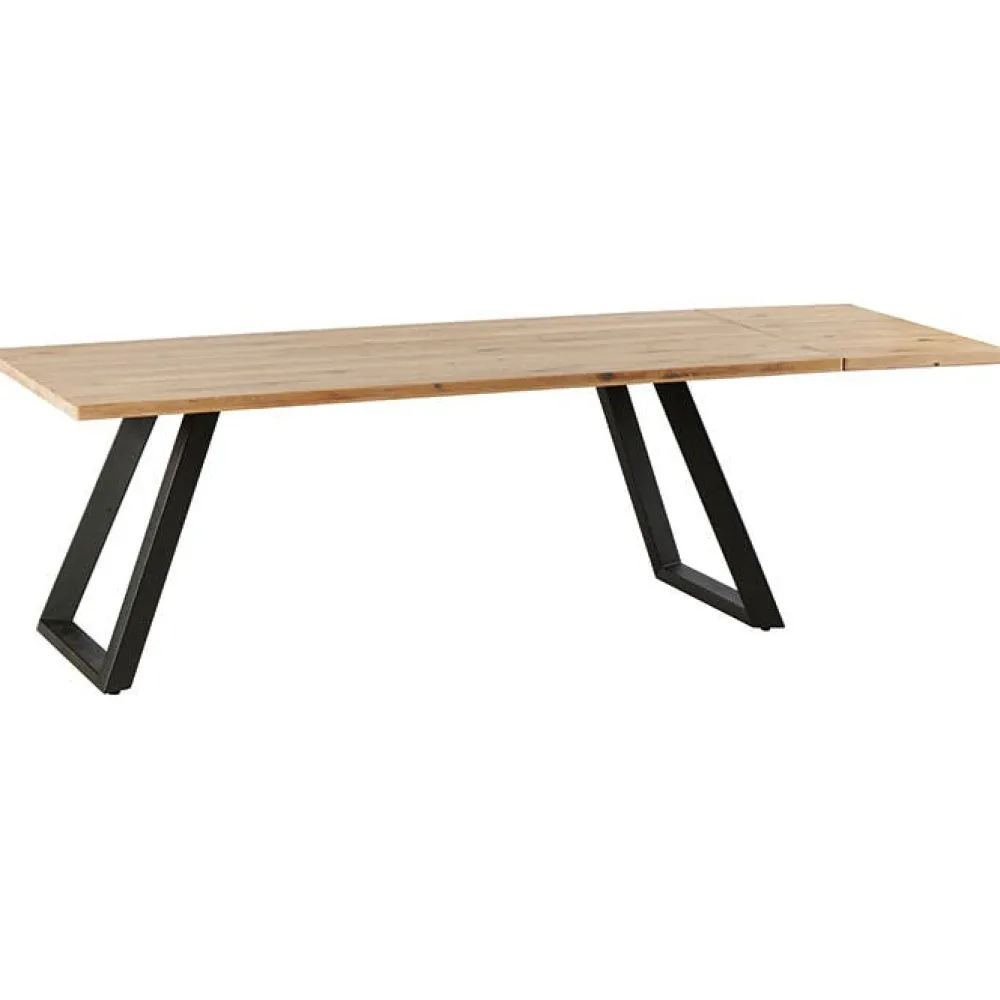 Tables À Manger Rondes|Tables À Manger En Bois|KORKAI Table à manger ronde bois recyclé motif éventail 120 cm