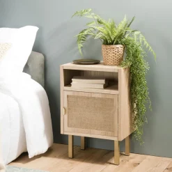 Tables Basses À Tiroirs|CORDOUE Table basse avec rangement toile de jute